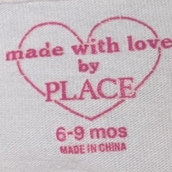 Vintage Y2K Baby Place & Carter's Girls Bodysuit Top & Leggings Sz 9-12 Mos - Picture 5 of 7